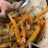 Fries with truffle and parmesan cheese 240++