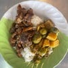 ข้าวราดแกงไตปลา หมุหวาน