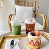 Strawberry Cake, Okumidori Matcha 
