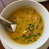 แกงปลาย่างใบยี่หร่า