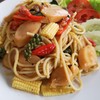สปาเก็ตตี้ไส้กรอกผัดขี้เมา สปาเก็ตตี้ไส้กรอกผัดขี้เมา