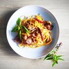 สปาเก็ตตี้รสจัด กับหมูสไลด์ทอด 