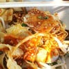 บะหมี่ต้มยำแห้ง : เคล้าๆกิน ออกฝืดๆไปนิด เข้มข้นจกไปเยอะพอสมควรจ๊ะ