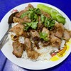 ข้าวหมูทอดกระเทียมพริกไทย