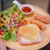 แพนเค้กแฮมชีสไส้กรอก แพนเค้กแฮมชีสไส้กรอก