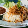 ข้าวหมูทอดหมูฝอยนํ้าแจ่ว