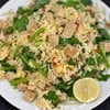 ข้าวผัดหมูยอใส่คะน้า 