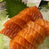 Salmon sashimi