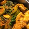 ผัดเผ็ดไก่ใบยี่หร่า 