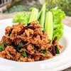 ลาบหมูทอด​