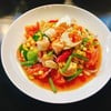 ตำข้าวโพดไข่เค็มกุ้งสด