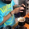 การเทน้ำดริปกาแฟ