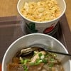 ก๋วยเตี๋ยวคั่วไก่ ข้าวราดไข่ข้น ปู
