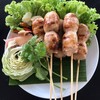 ใส้กรอกอีสานแม่ไก่ไม้ละ15บาท