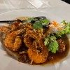 กุ้งซอสมะขามแบบแกะเปลือก ทำให้เนื้อกระด้าง