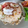 กุ้งสดดี อาหารจานเดี่ยว การผัดดีไม่เลี่ยน
