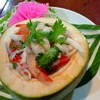 อร่อย มะพร้าวอ่อนหอมๆๆกับน้ำยำรสเด็ด
