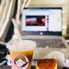 โรลส้มเชื่อม + กาแฟไวท์มอลต์