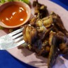 เนื้อไก่ลอกออกง่าย