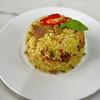 ข้าวผัดพริกแกงเขียวหวานหมู