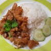 ไก่กรอบผัดซอสฉ่ำๆ