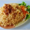 ซอสที่คลุกกับหมี่กรอบรสกำลังพอดี  ไม่จัดมาก  หอมกลิ่นหอมเจียว