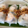 กุ้งชิ้นใหญ่เต็มคำกับข้าวเกรียบแสนอร่ิอย