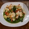 กุ้งผัดพริกขี้หนูสวน