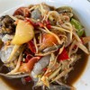 ส้มตำปูปลาร้ากุ้งสด