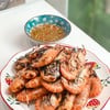 กุ้งเผามีน้ำจิ้มให้