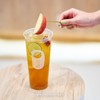 Fresh Fruit Jasmine Green Tea (130.-)
ชาเขียวมะลิมาพร้อมผลไม้ Infused ในแก้ว