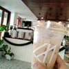 ลาเต้เย็น เมล็ดกาแฟปางขอน ละมุน~~
