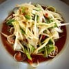 ตำ 3 อย่าง (ปูม้า หอยแครง กุ้งสด)