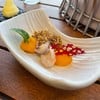 Butter Squid with Fish & Scrumber
