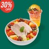 <ลด 30%> Freshy Heart Salad with Valentine's Mocktail