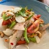 ยำคอหมูย่าง
