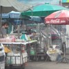 ร้านรถเข็น ร่มเขียวกบร่มโค้ก