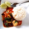 ข้าวผัดกะเพรากุ้ง