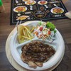 สเต็กหมูพริกไทยดำ