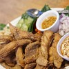เมี่ยงปลาอร่อยมาก​อาหารได้เร็วรอไม่นาน