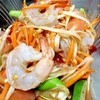 ยำกุ้งสด 