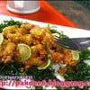 ไก่ทอดกรอบนอกนุ่มใน ราดด้วยซอสครีมรสเปรี้ยวมันหวาน
