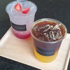 กาแฟยูซุอเมริกาโน่ และ สตอเบอรี่โซดาหอมๆ