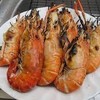 กุ้งสดเผา สด สะอาด อร่อยยยย ต้องมาลองกันให้ได้