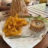 ก้านบัวชุปแป้งทอดอร่อยดี แต่น้ำยำค่อนข้างหวาน