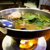 ต้มยำปลาคัง เสริฟในแบบหม้อไฟ 