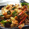 ผัดเผ็ดเนื้อ 5 ชนิด จระเข้ |นกกระจอกเทศ |เก้ง |กวาง |หมูป่า
