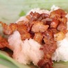 ข้าวเหนียวขาวหมูเค็ม นัวๆห่อใบตอง