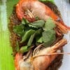 กุ้งอบ น้ำอร่อยมากครับบ น้ำจิ้มก็เด็ด