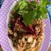 ลาบปลาดุกย่างรถแช่บเผ็ดนัว
